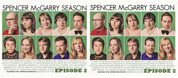 Spencer McGarry Season, Album cover and back cover Photography and Design © Kirsten McTernan